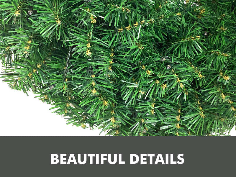 Pre-Lit Christmas Wreath - 24"/61 cm