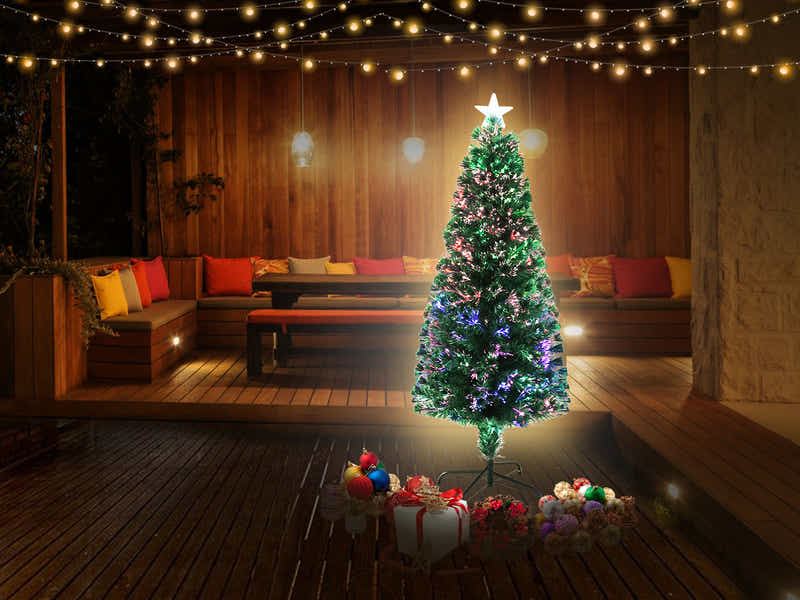 Optic Fibre Christmas Tree - 4Ft/120 cm