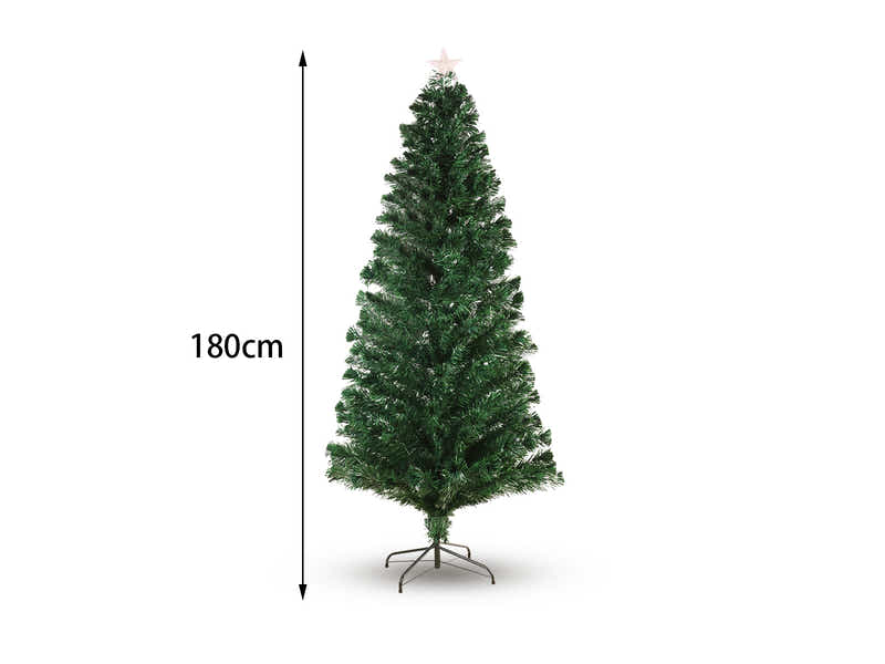 Optic Fibre Christmas Tree - 6Ft/180 cm