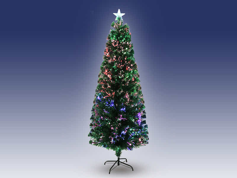 Optic Fibre Christmas Tree - 7Ft/210 cm