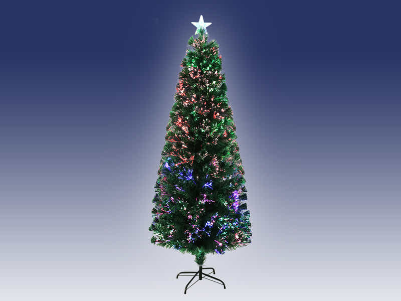 Optic Fibre Christmas Tree - 7Ft/210 cm