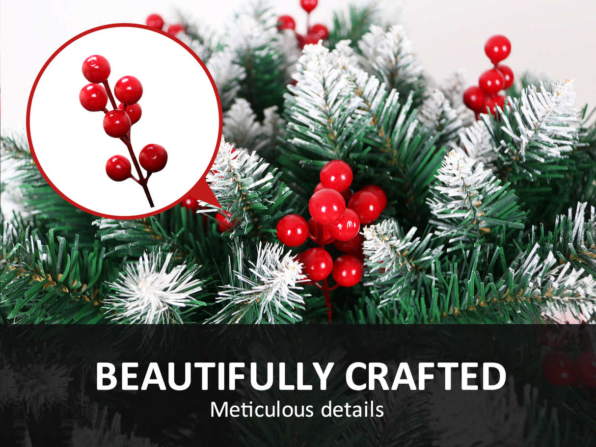 PVC Christmas Tree with Snow - 6Ft/180 cm