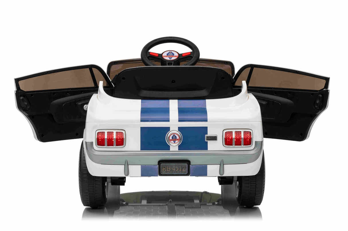 Ride On Car Licensed GT 350 White Blue