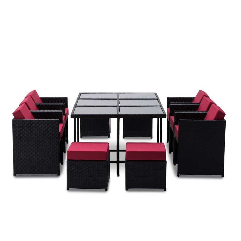 Genoa 11-Piece Aluminium Outdoor Dining Set