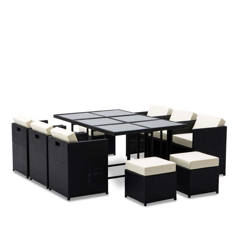 Genoa 11-Piece Aluminium Outdoor Dining Set