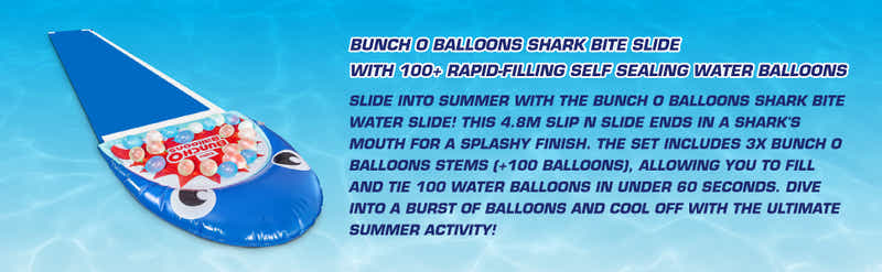 ZURU Shark Slide with 3-Pack Bunch O Balloons