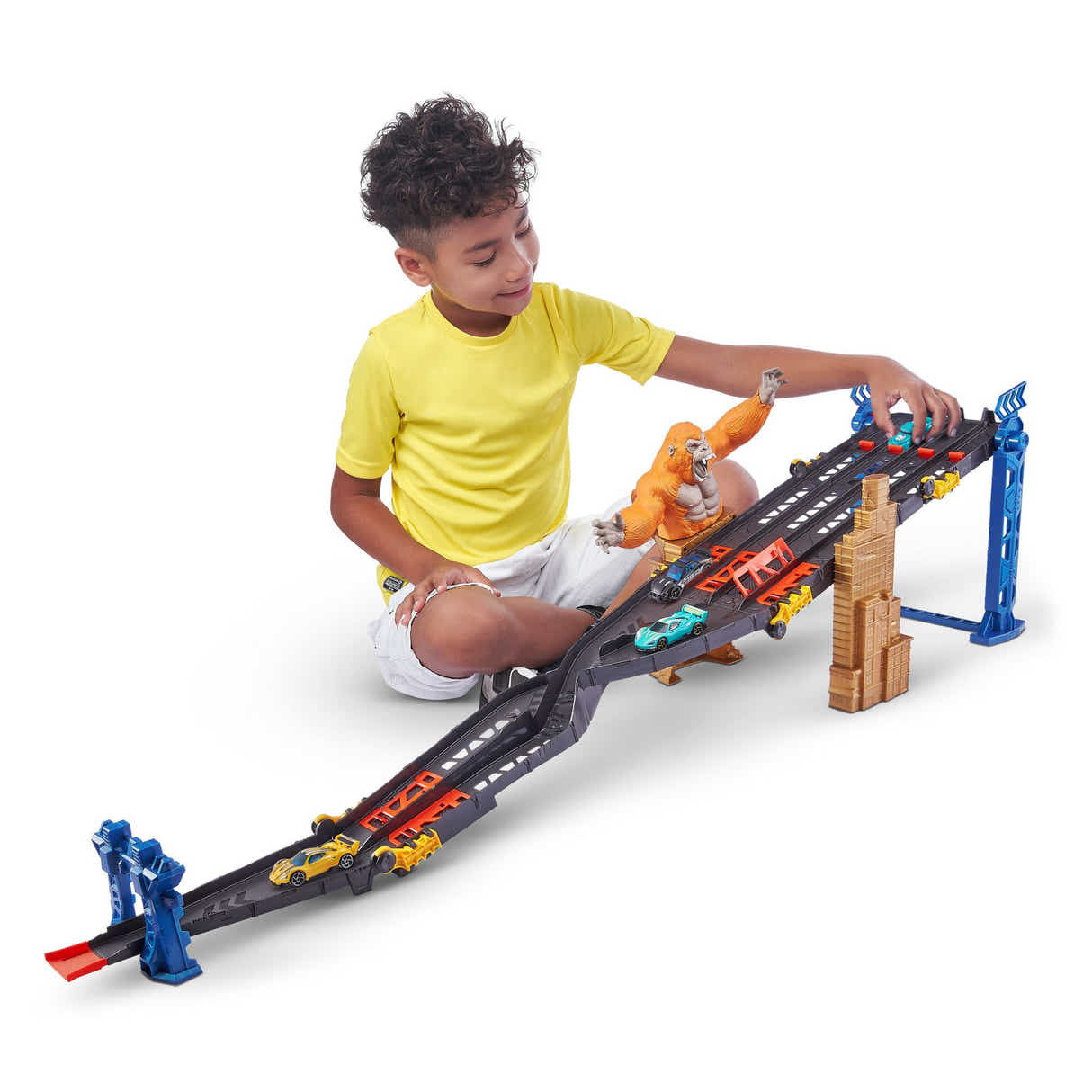ZURU Metal Machines S1 4-Lane Trackset Gorilla