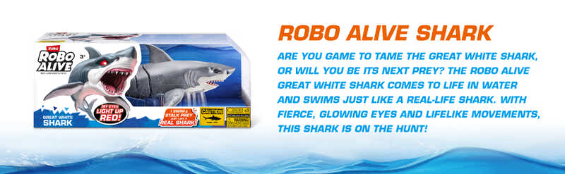 ZURU Robo Alive Shark Attack - S1 Swimming Shark