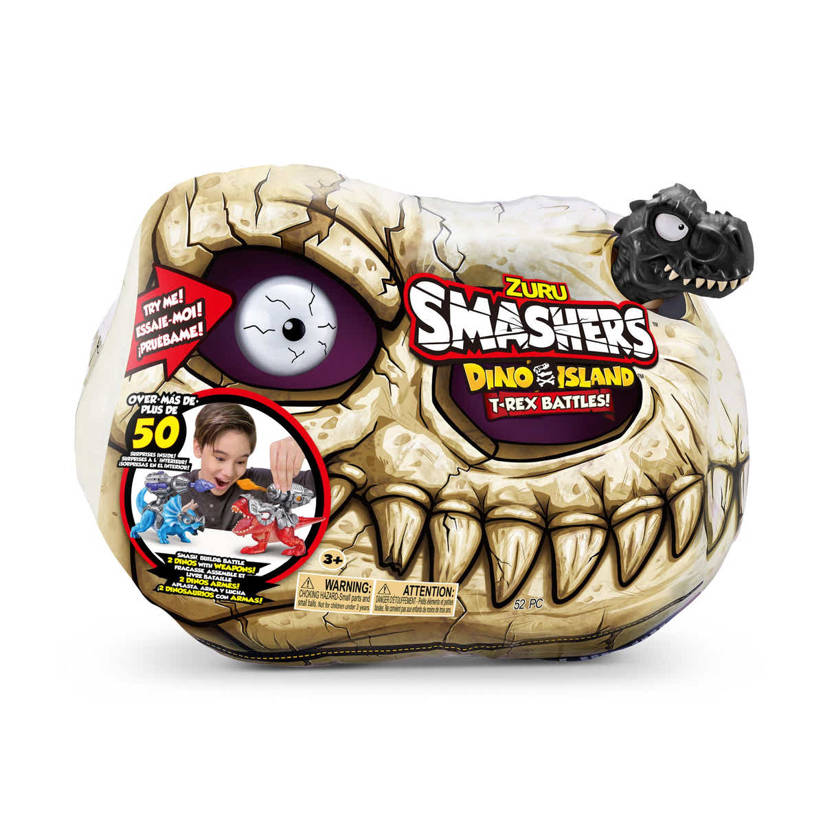 ZURU Smashers Dino Island S1 T-Rex Battle Playset