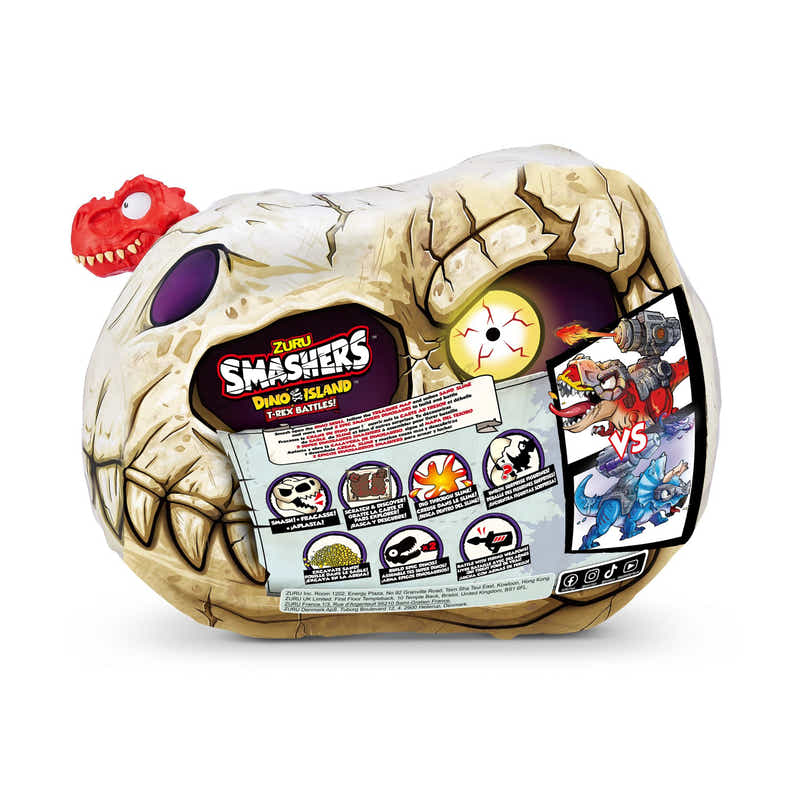 ZURU Smashers Dino Island S1 T-Rex Battle Playset