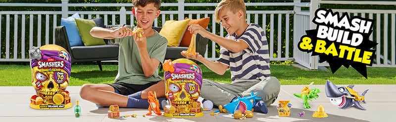 ZURU Smashers Dino Island S1 - Gold Treasure Hunt