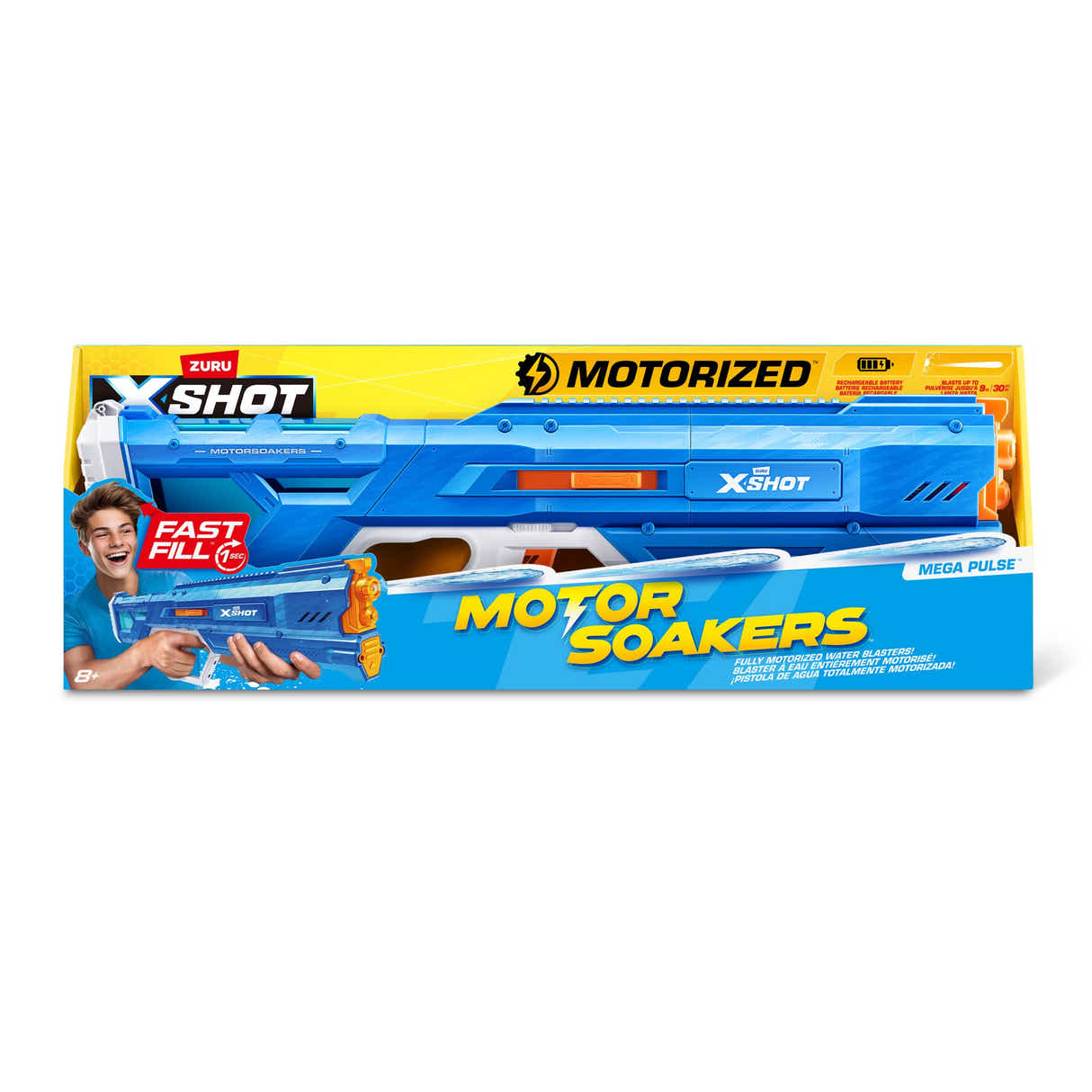 Bestway Shaded Play Pool + ZURU X-Shot Water Fast-Fill Medium Motor Soaker