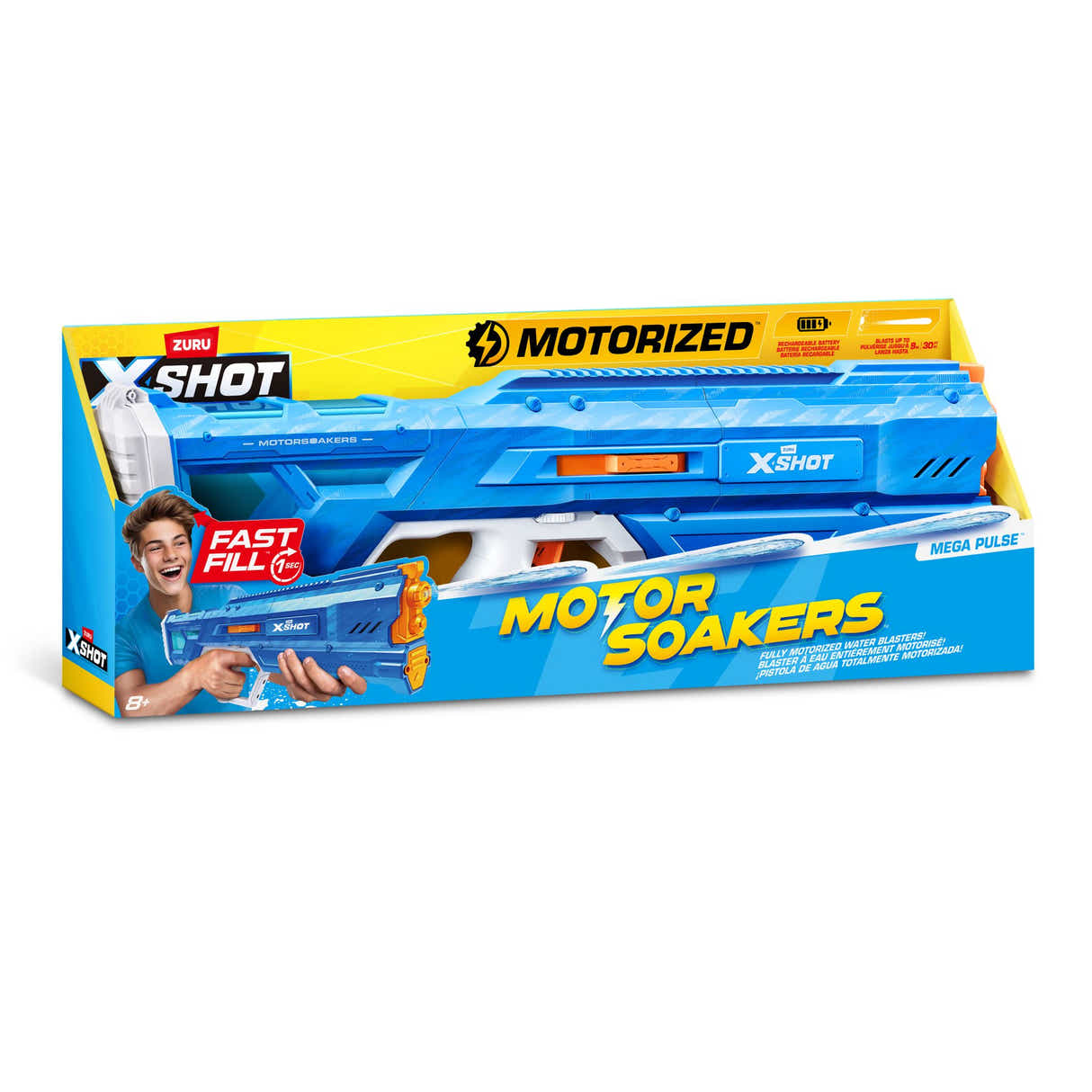 ZURU X-Shot Water Fast-Fill S1 Medium Motor Soaker