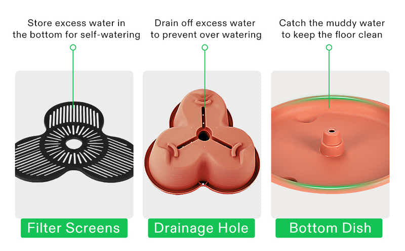 DS BS 5 Tier Vertical Stackable Planter