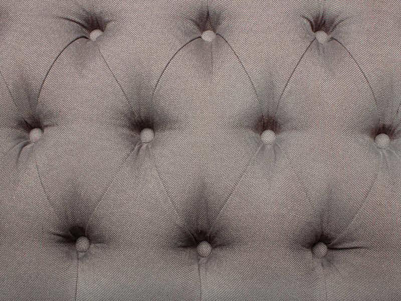 Bellay Linen Ottoman Bench - Light Grey