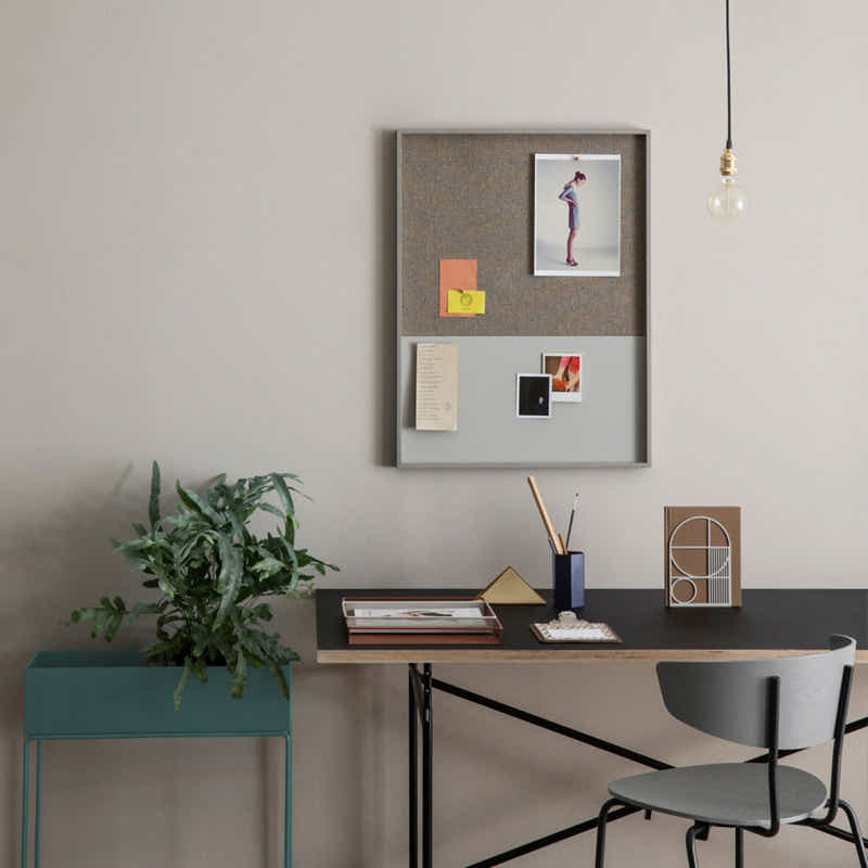 DS BS Indoor Metal Tall Rectangle Tray Plant Pot Stand-Green