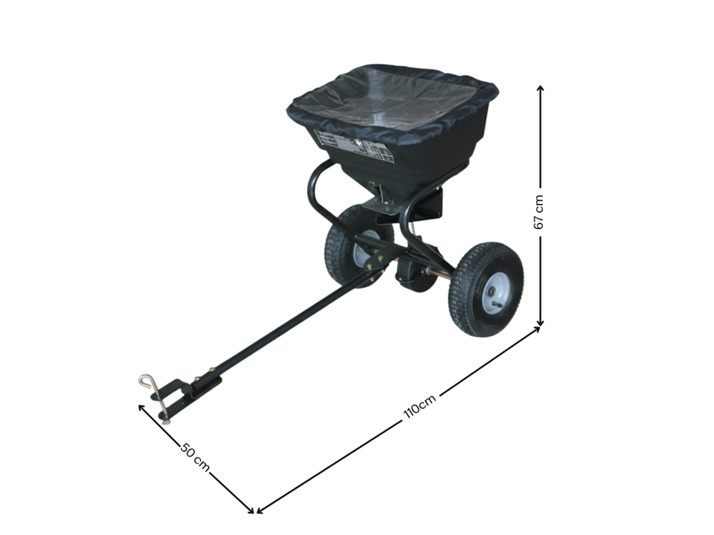 ATV Tow-Behind Fertilizer Spreader – 30kg / 26L Capacity