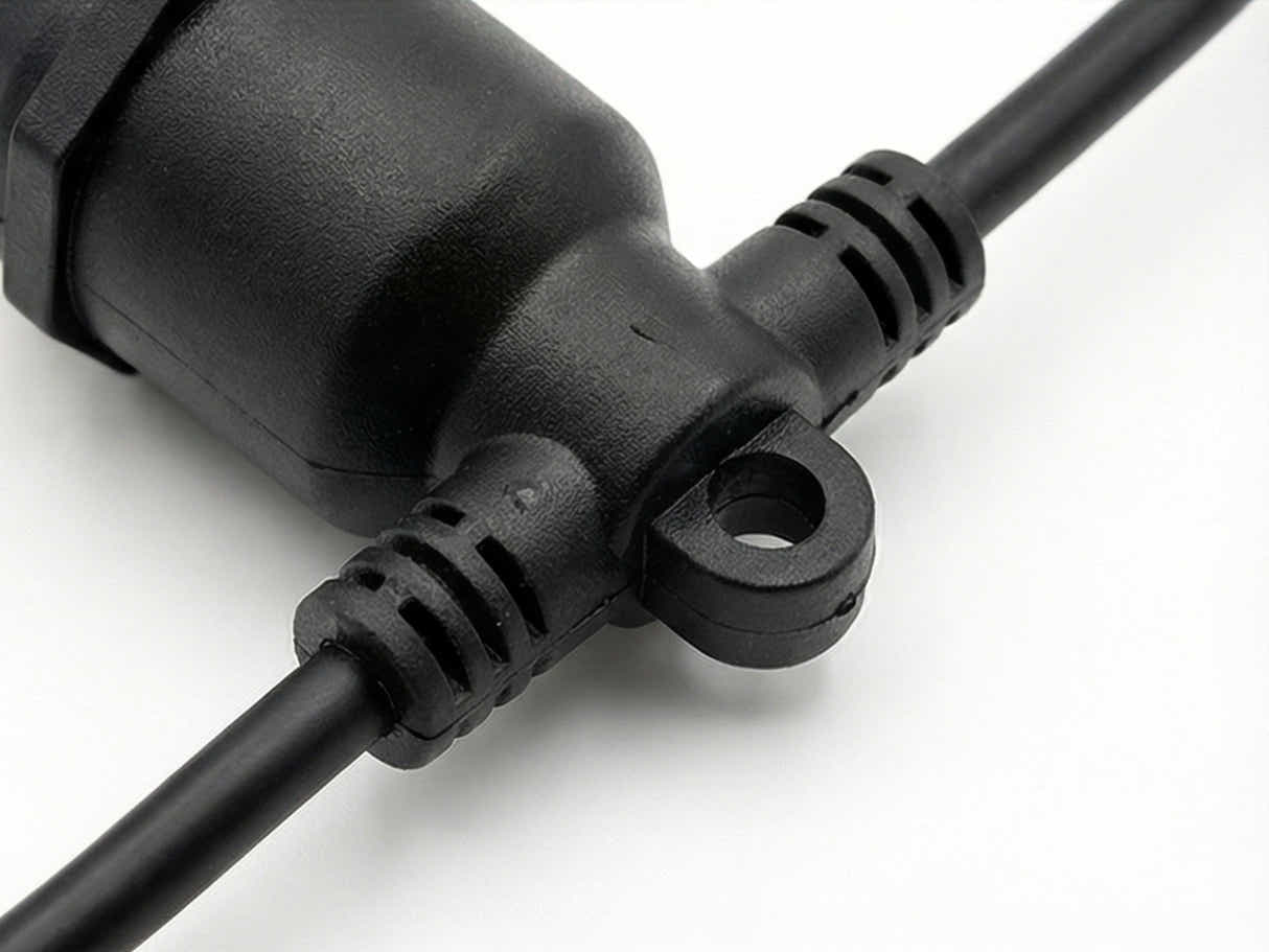 Fixed Socket Festoon Lights with ST64 LED Bulbs - 22 m