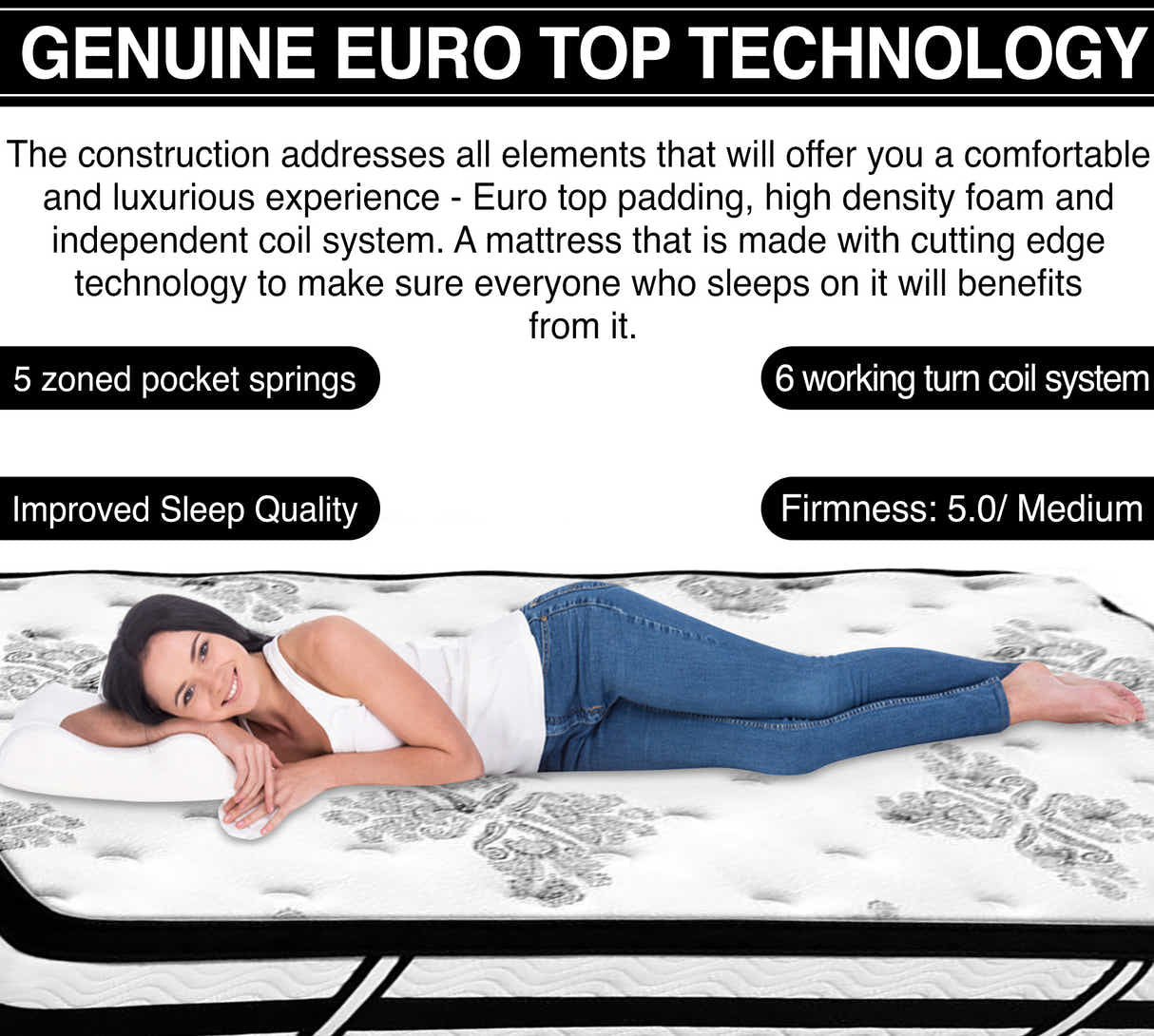 Euro Top Mattress G31 - King