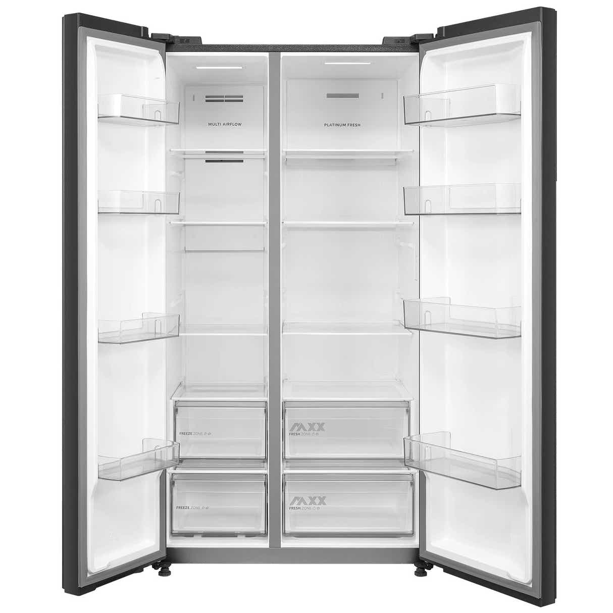 T Midea Space Master 700L Side by Side Fridge