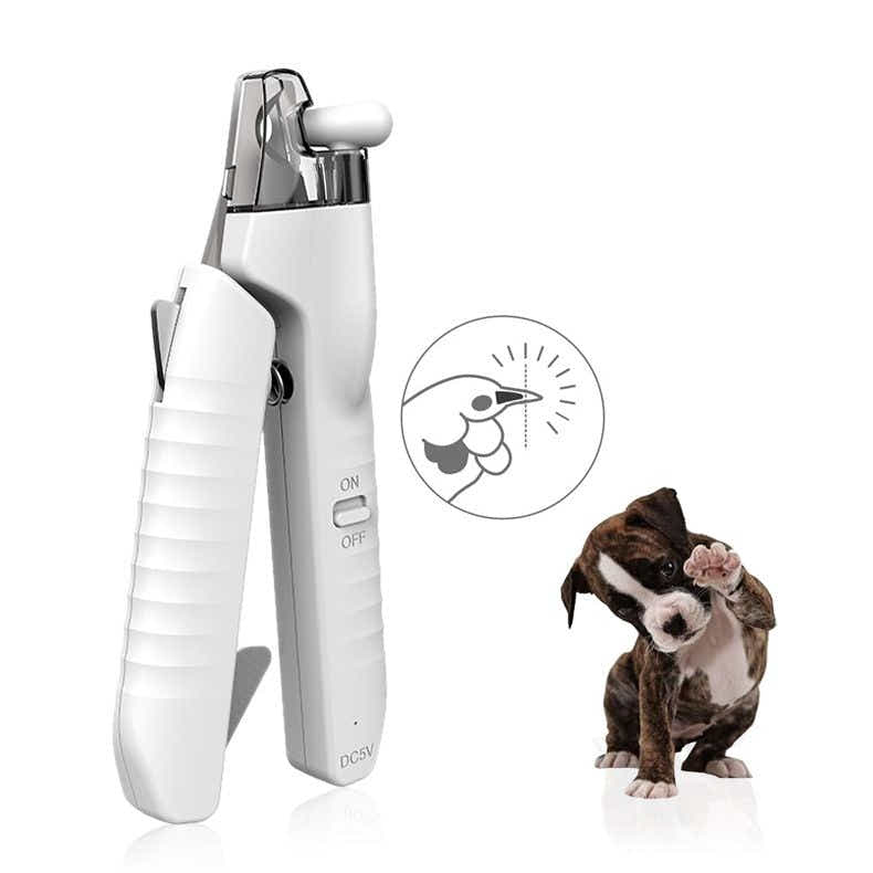 DS BS Cat Dog LED Light Nail Clippers with Nail File