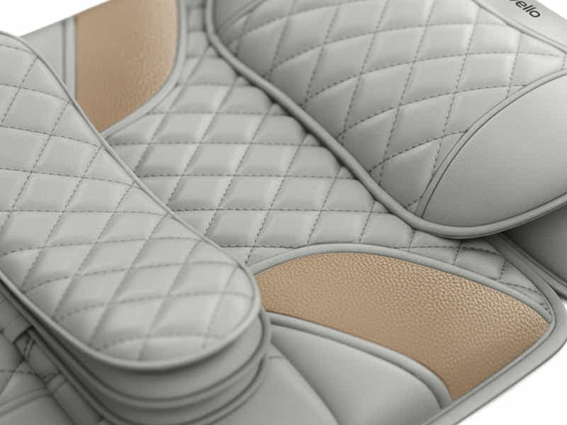 Novello Full Body Massage Mat with Air Press Calf Band - Light Grey