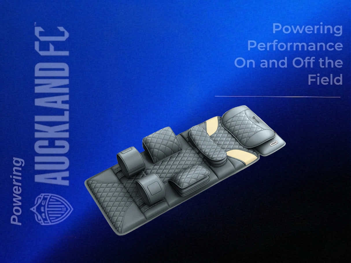 Novello Full Body Massage Mat with Air Press Calf Band - Dark Grey