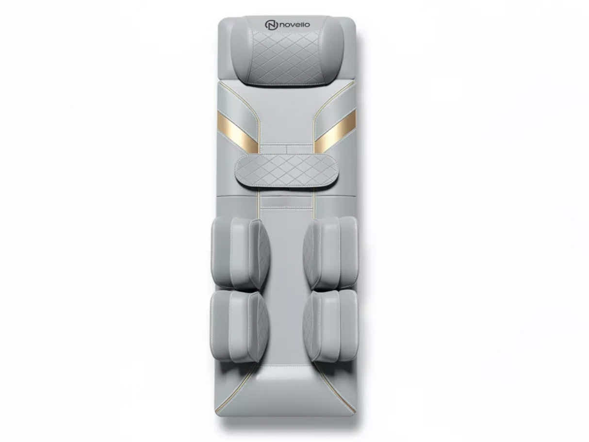 Novello Full Body Massage Mat with Air Press - Light Grey