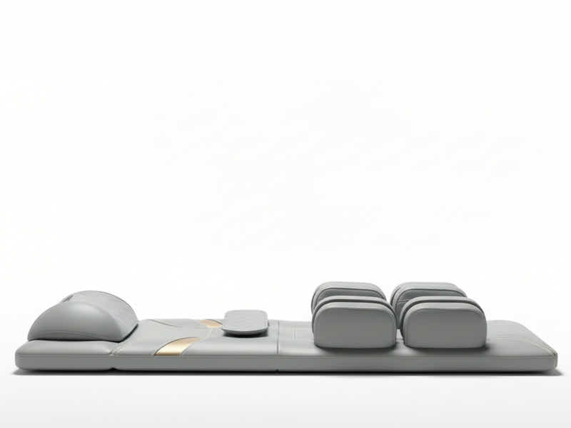 Novello Full Body Massage Mat with Air Press - Light Grey