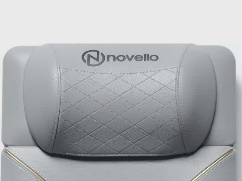 Novello Full Body Massage Mat with Air Press - Light Grey