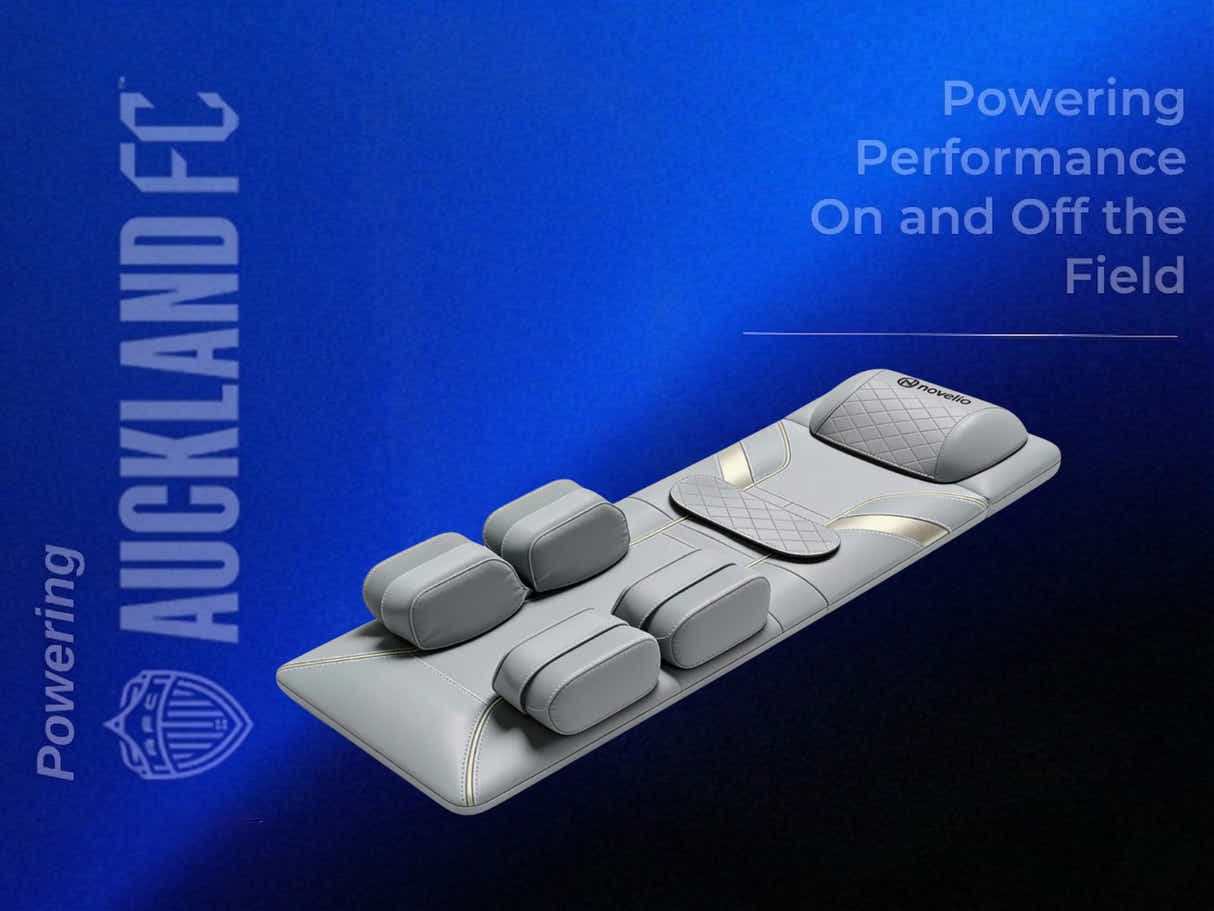 Novello Full Body Massage Mat with Air Press - Light Grey