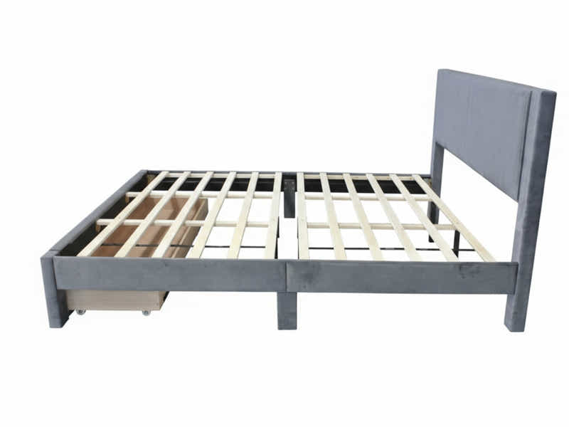 Rae Bed Frame With Drawer - King