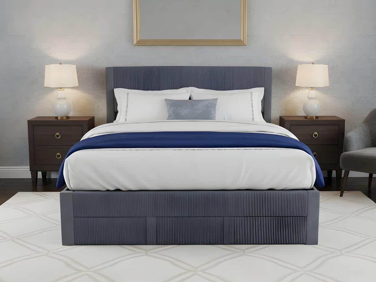 Rae Bed Frame With Drawer - King