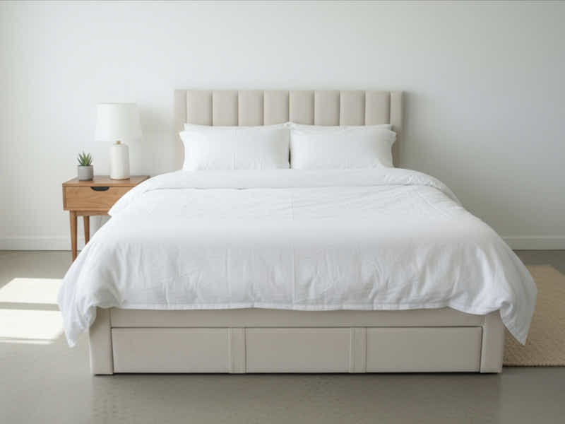 Manolo Bed Frame With Drawer - Queen