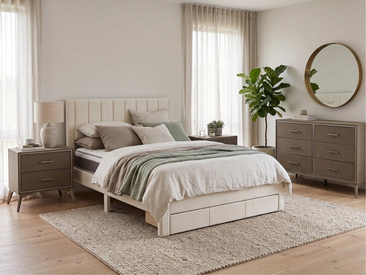 Elegant Bedroom Combo – 5 Piece Complete Set