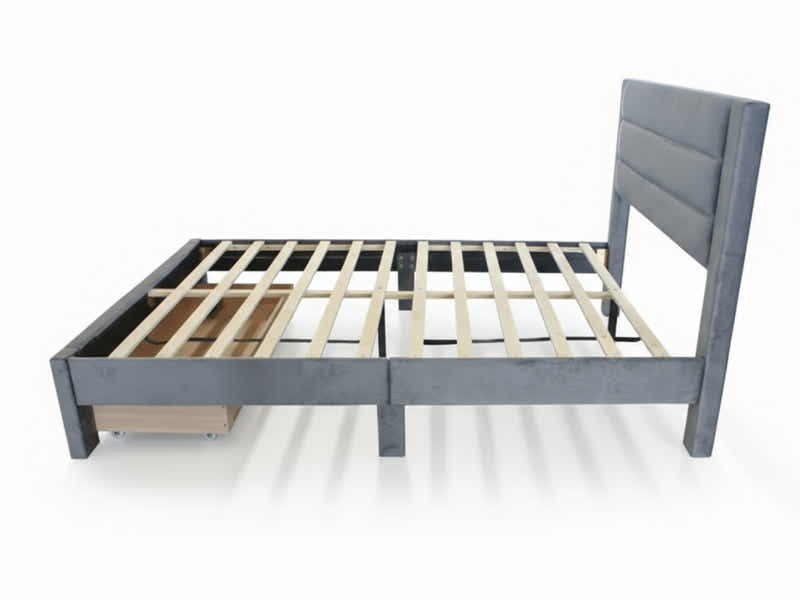 Heloise Bed Frame With Drawer - Double