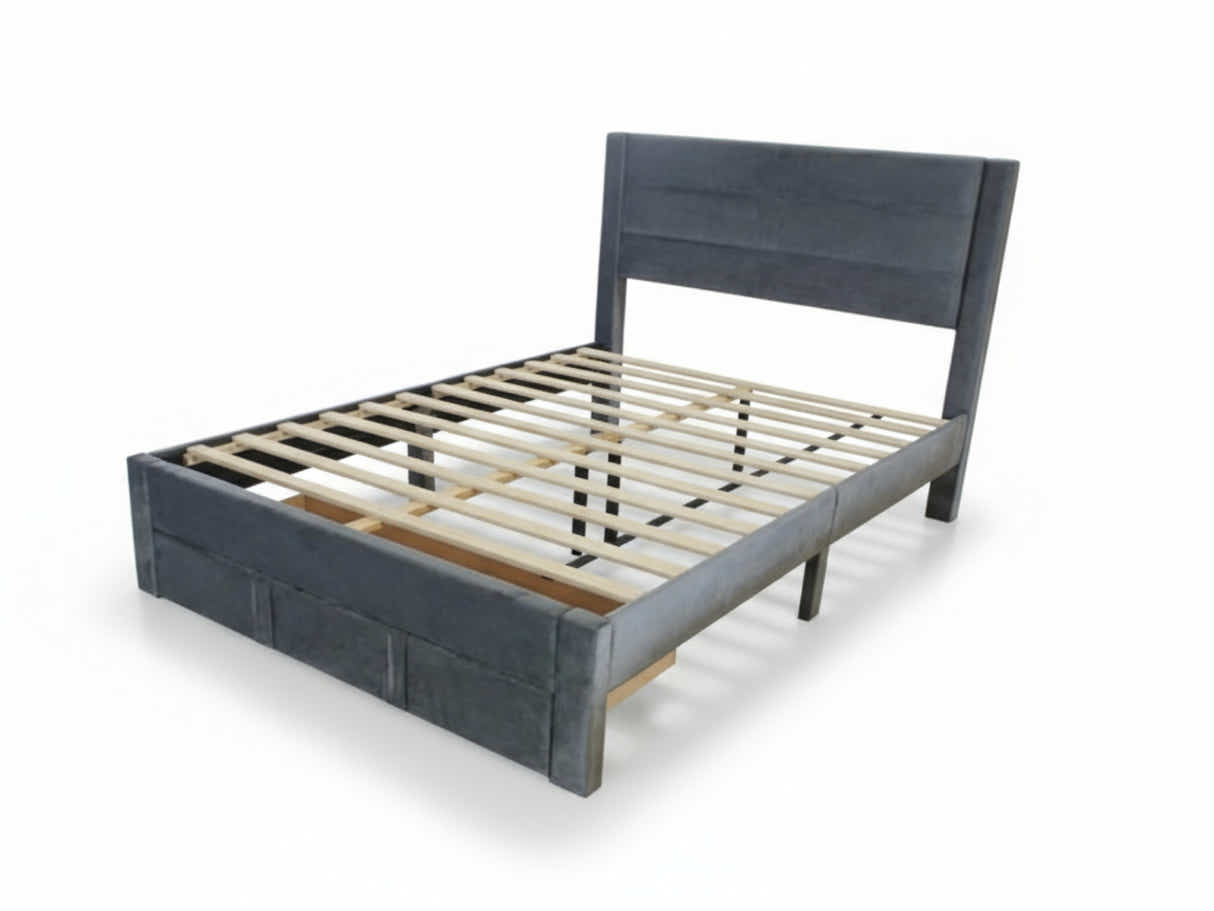 Heloise Bed Frame With Drawer - Double