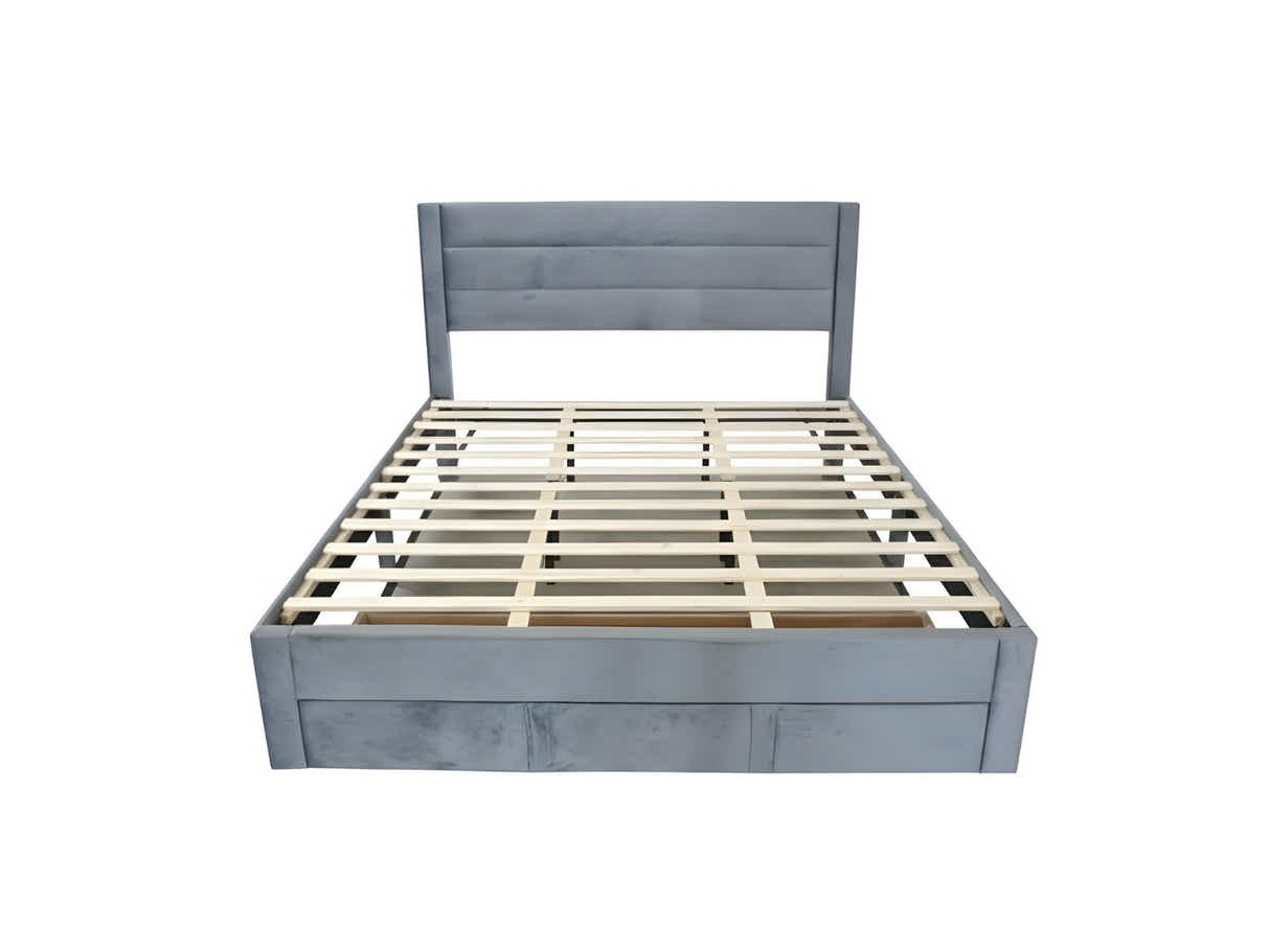 Heloise Bed Frame With Drawer - King