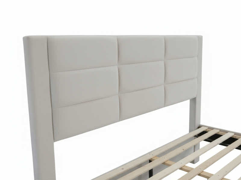 Hernan Bed Frame with Drawer & PIL20 Mattress with Pillows - Queen