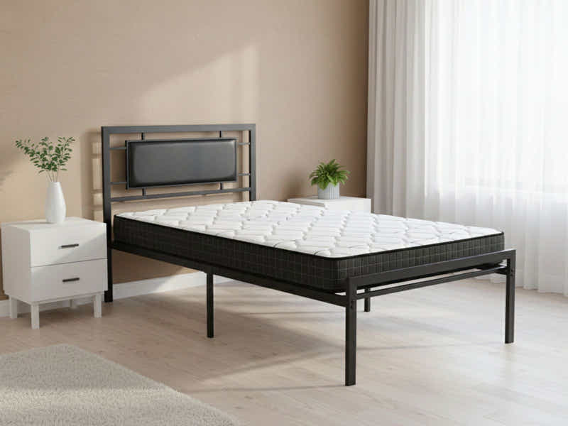 Dakota Metal Bed Frame & Xclusive Pocket Spring Mattress X20 Single (Combo)