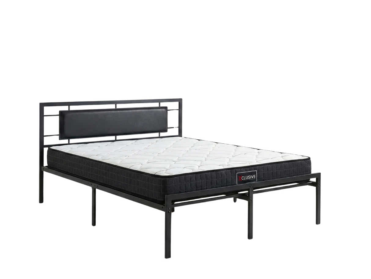 Dakota Metal Bed Frame & Xclusive X20 Mattress - Double