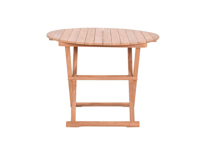 Teak wood Round Folding Table 1M