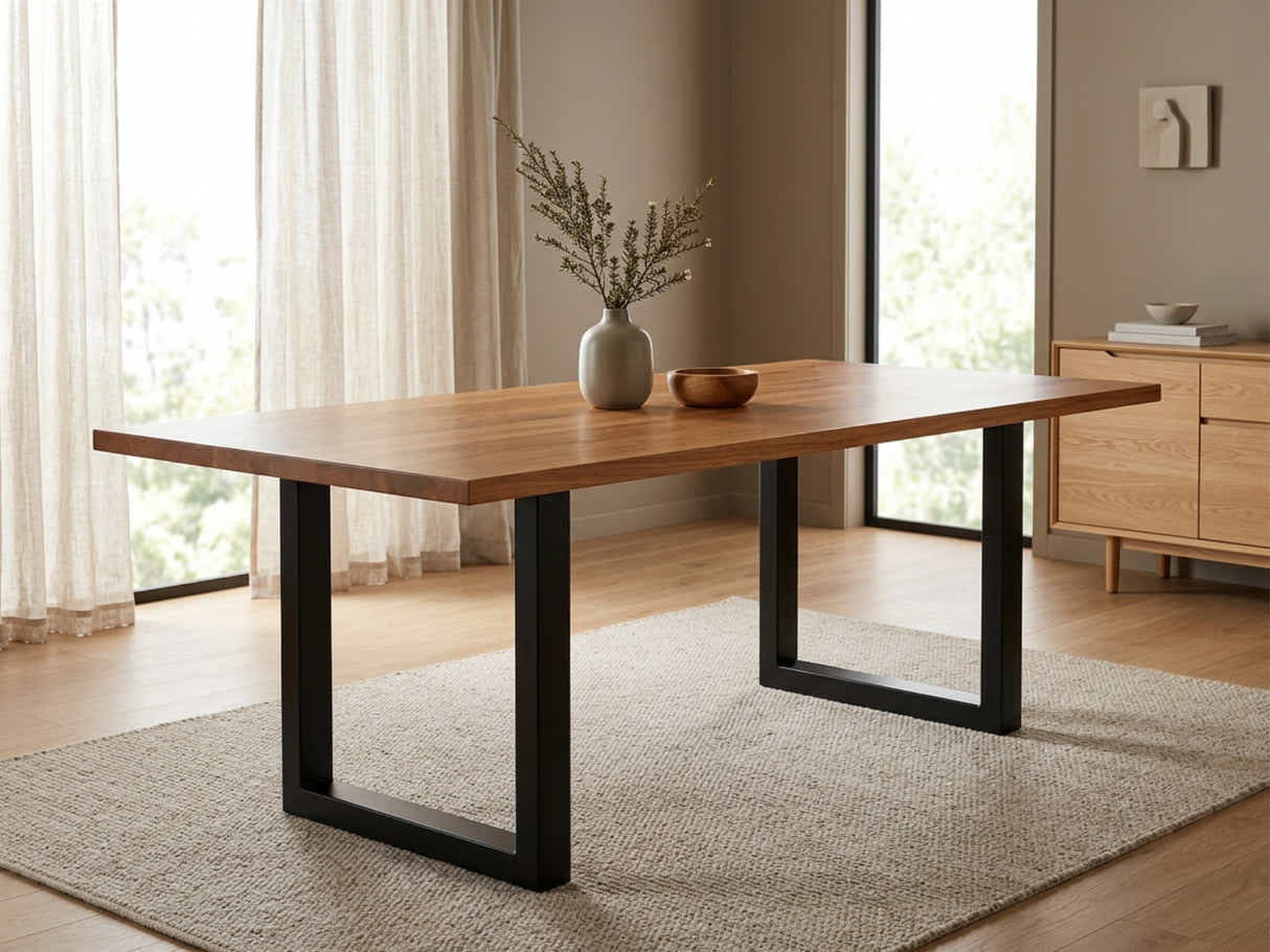 DS Box Shape Metal Table Legs Large - Set of 2