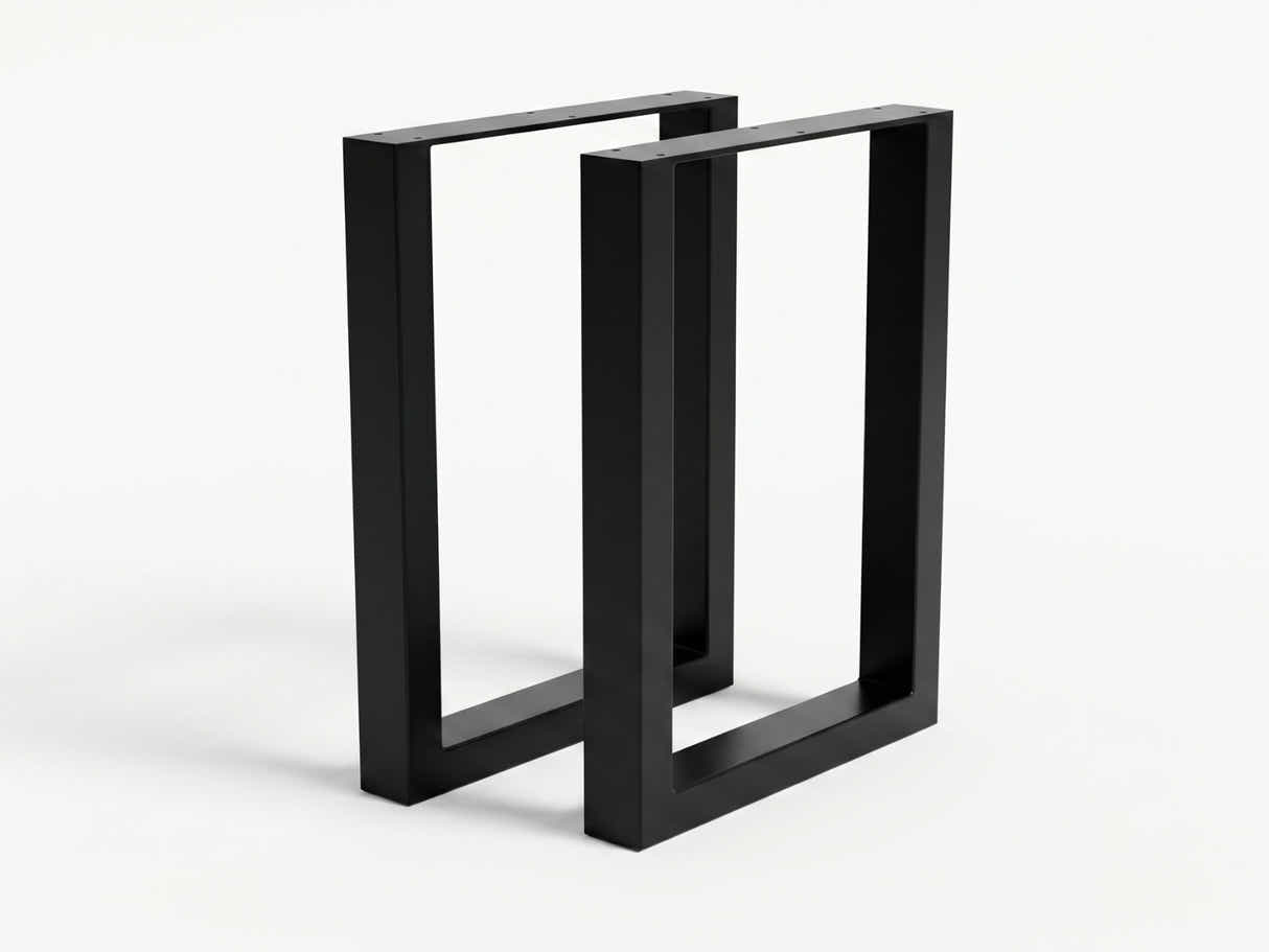 Box Shape Metal Table Legs Large - Set of 2