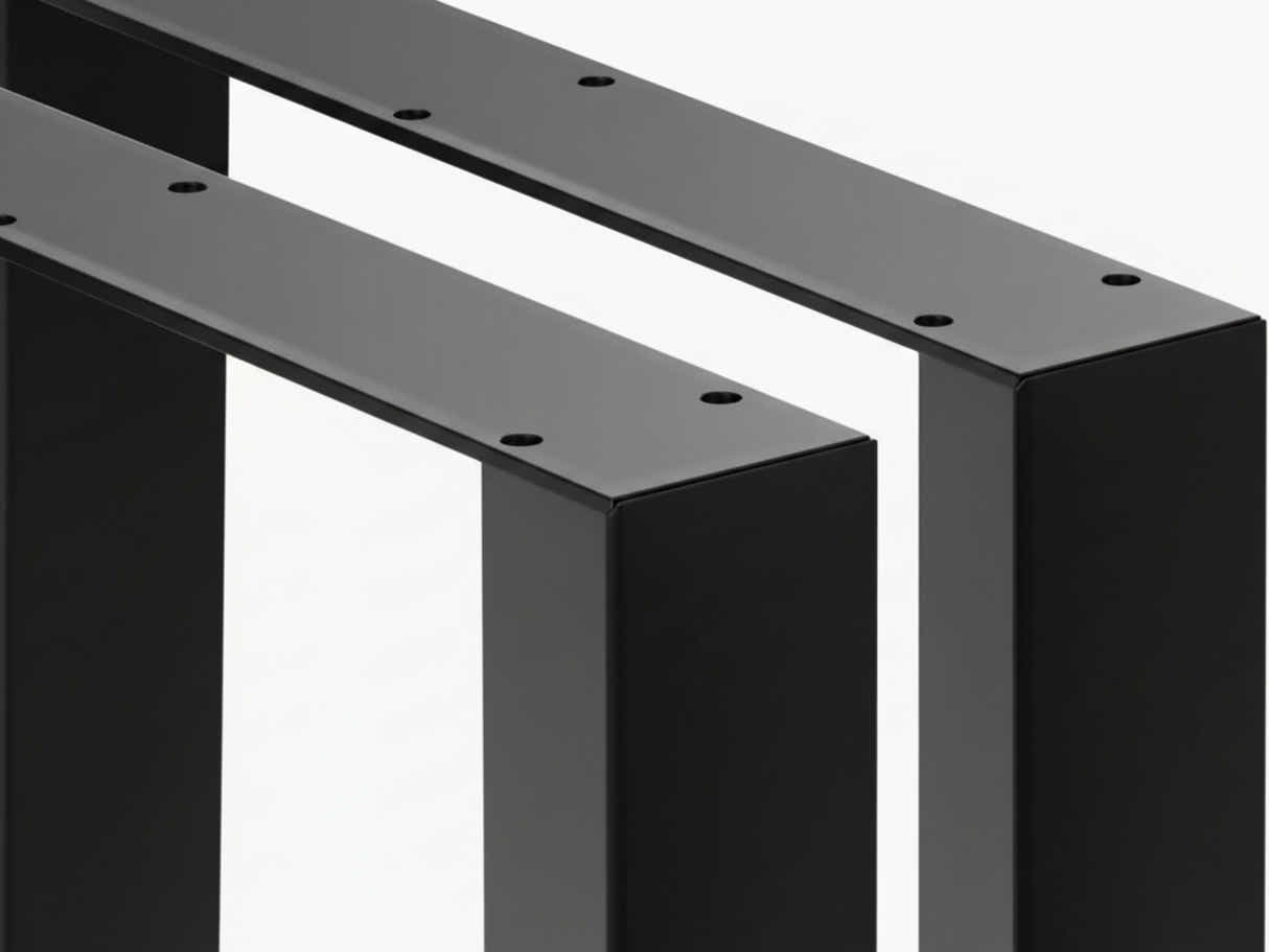 Box Shape Metal Table Legs Large - Set of 2