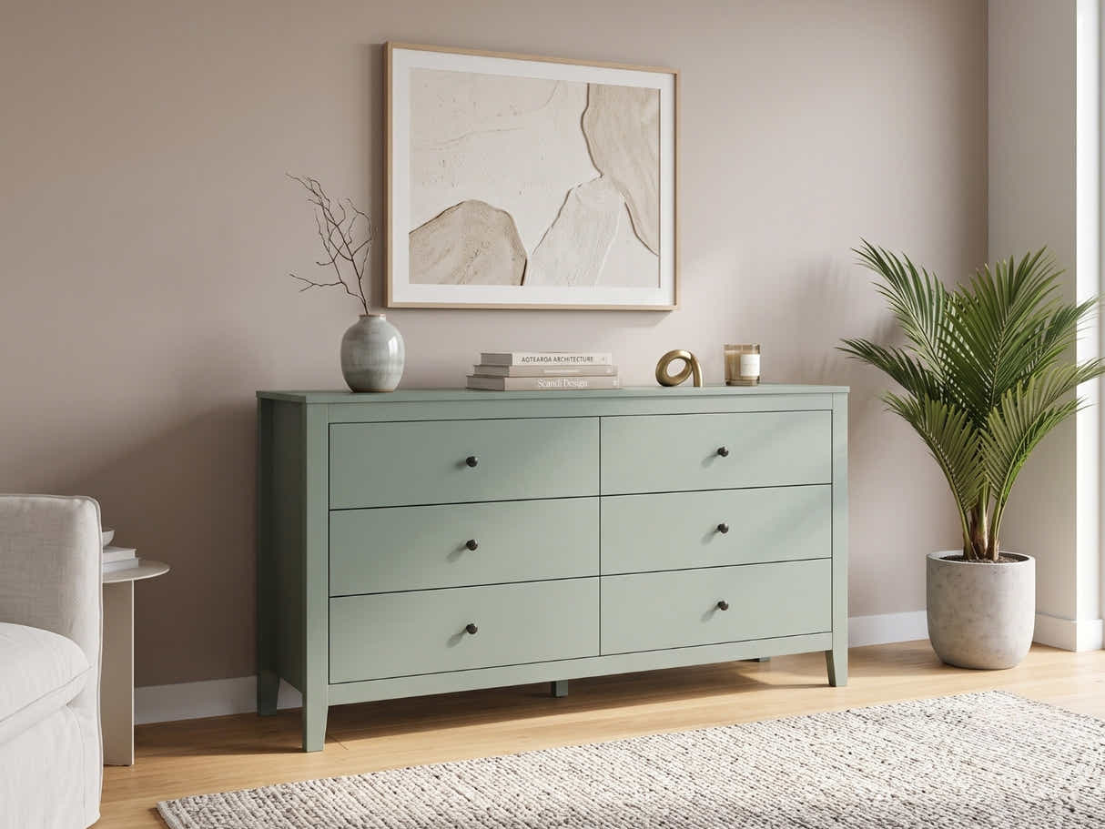 Olivera 6-Drawer Lowboy