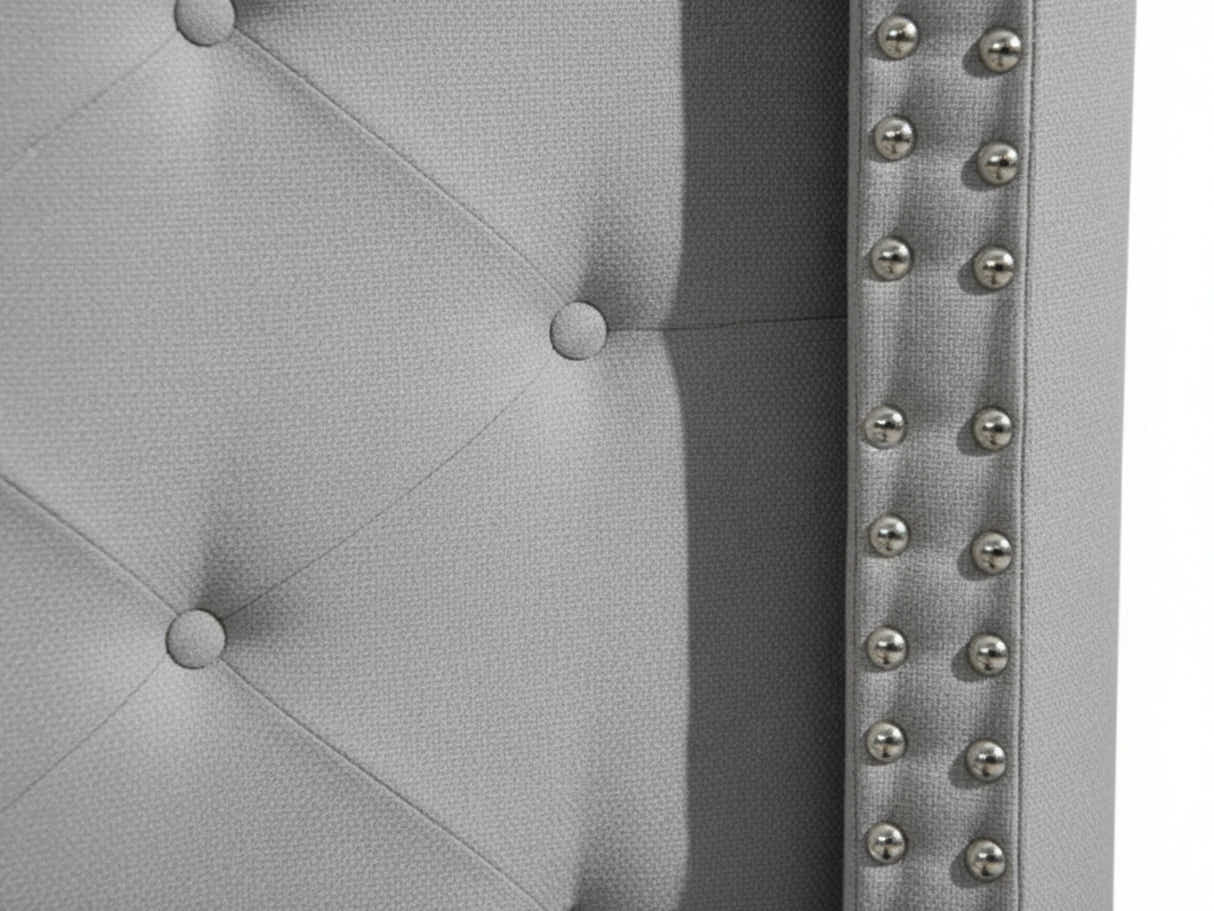 New Lisbeth Bed Frame Grey & FIRM23 Mattress - Double