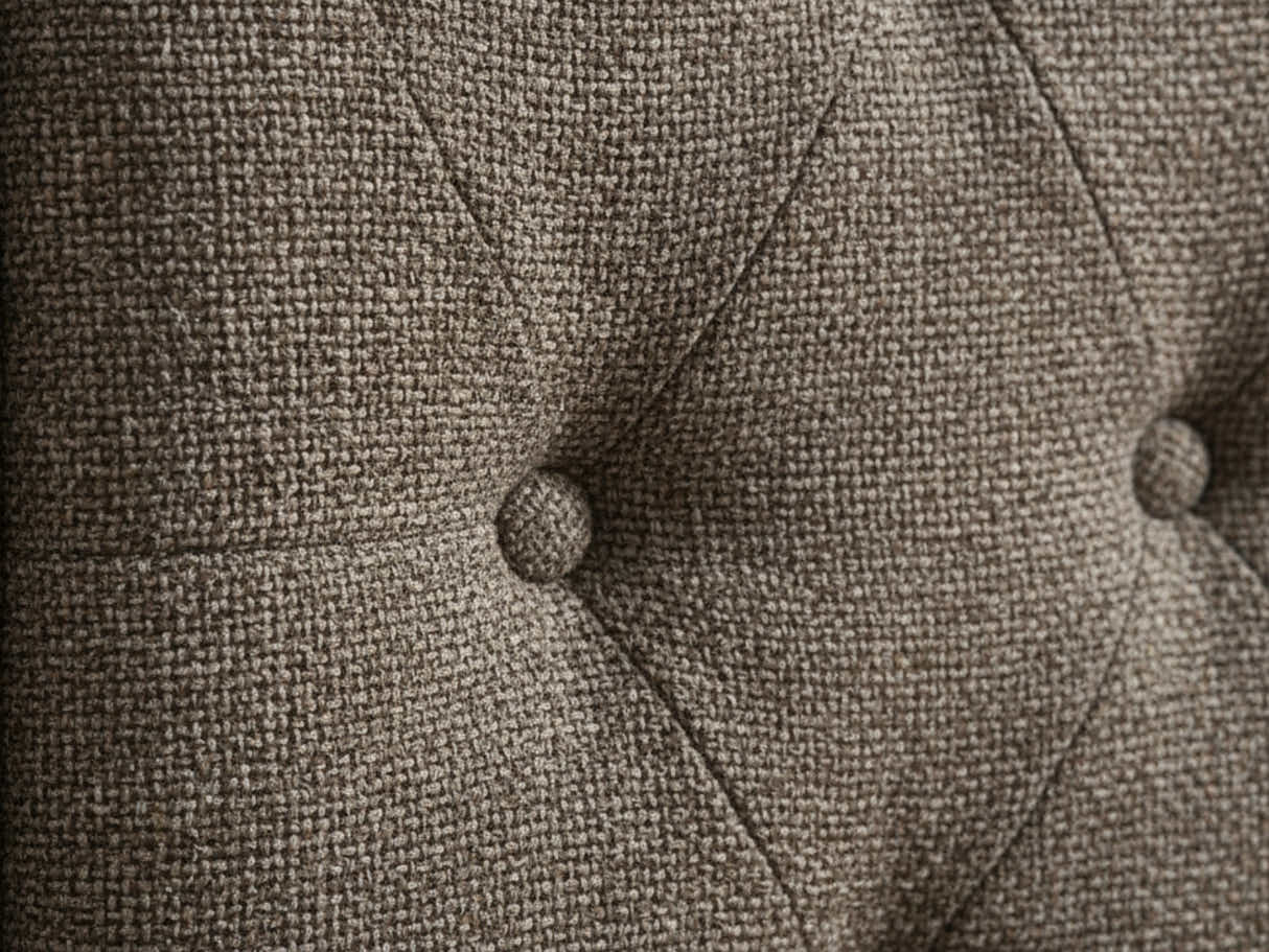 Calwa Linen Headboard Brown - Double