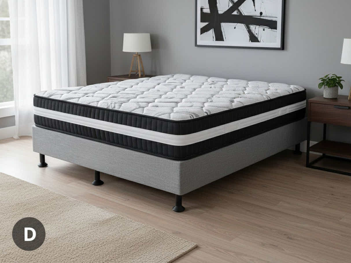 Enkel Bed Base & Euro Top Mattress L30 - Double