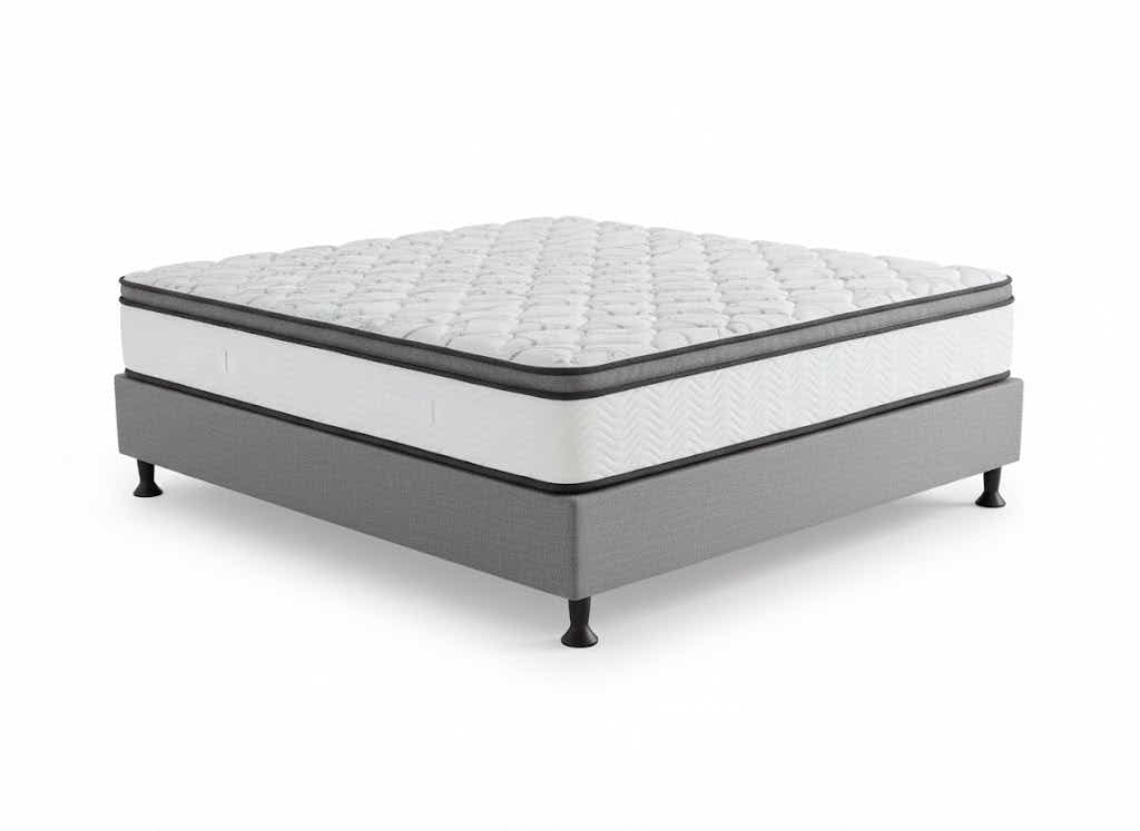Enkel Bed Base & Euro Top Memory Foam Mattress GEL30 - Double